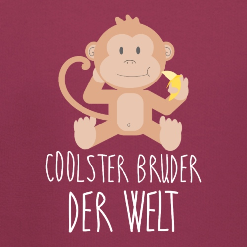 Coolster Bruder Der Welt Affe Geschwister - Kinder Premium Hoodie