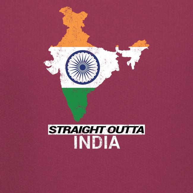 Straight Outta India (Bharat) country map flag