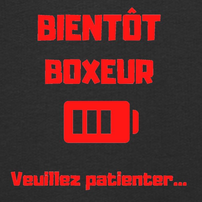 BIENTOT BOXEUR ROUGE
