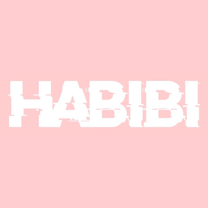Lettrage Habibi