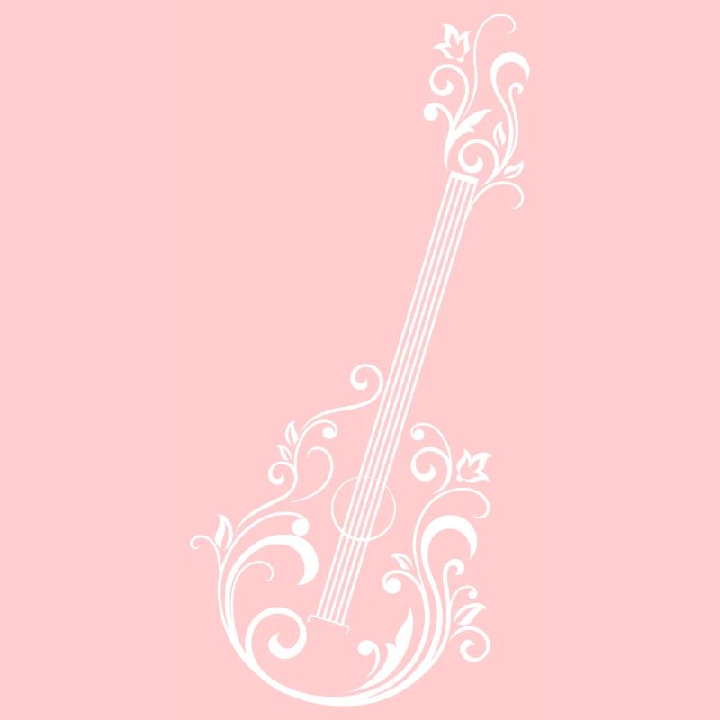 Kunstvolles Gitarrendesign