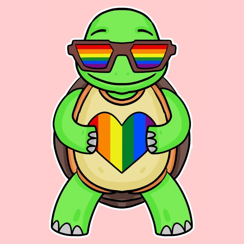 Tortue arc-en-ciel
