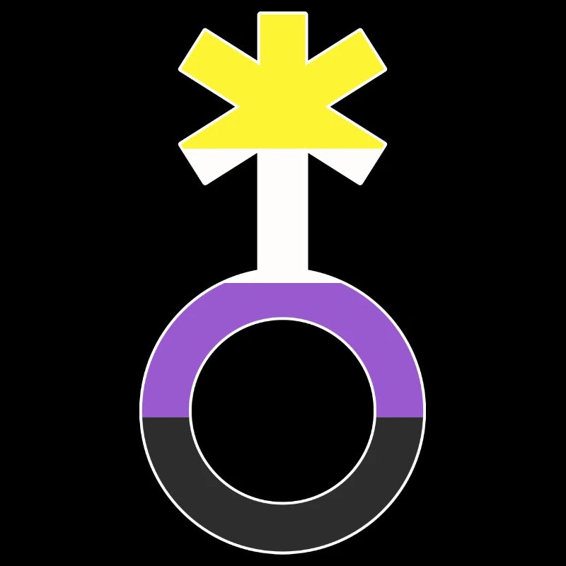 Nonbinary Gender Neutral Symbol Nonbinary