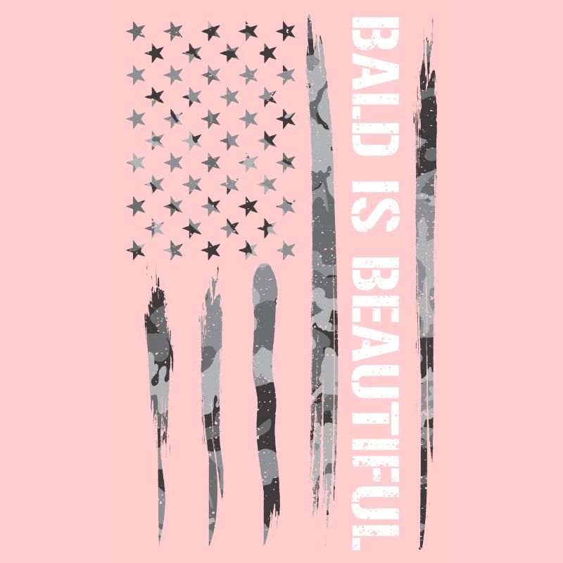 Bald Is Beautiful - Drapeau américain