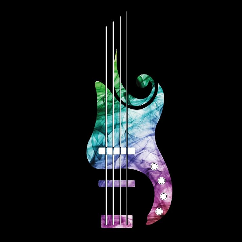 Amateur de basse | Basse | Coloré