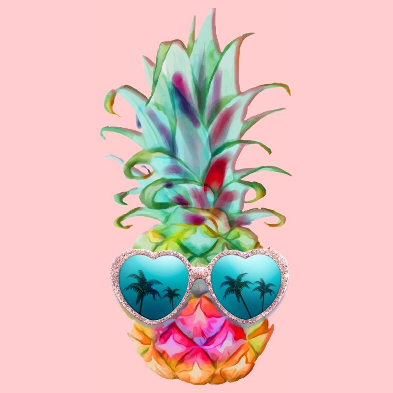 ananas avec lunettes de soleil- ananas et lunettes