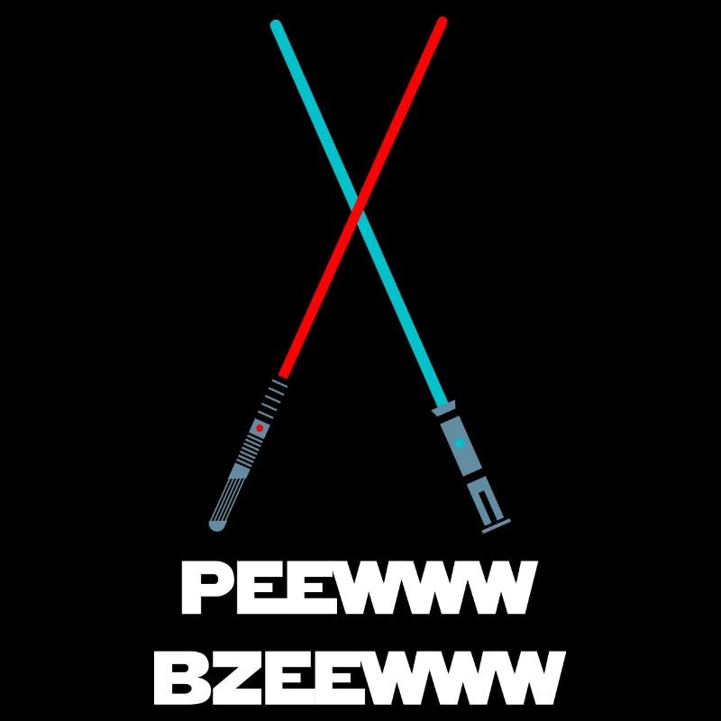 peewww bzeewww lustiges Lichtschwert Lichtschwert Design