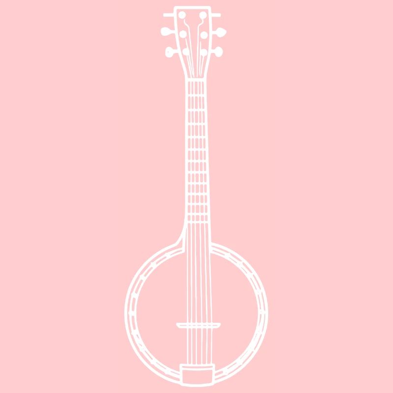 Dessin au trait de banjo