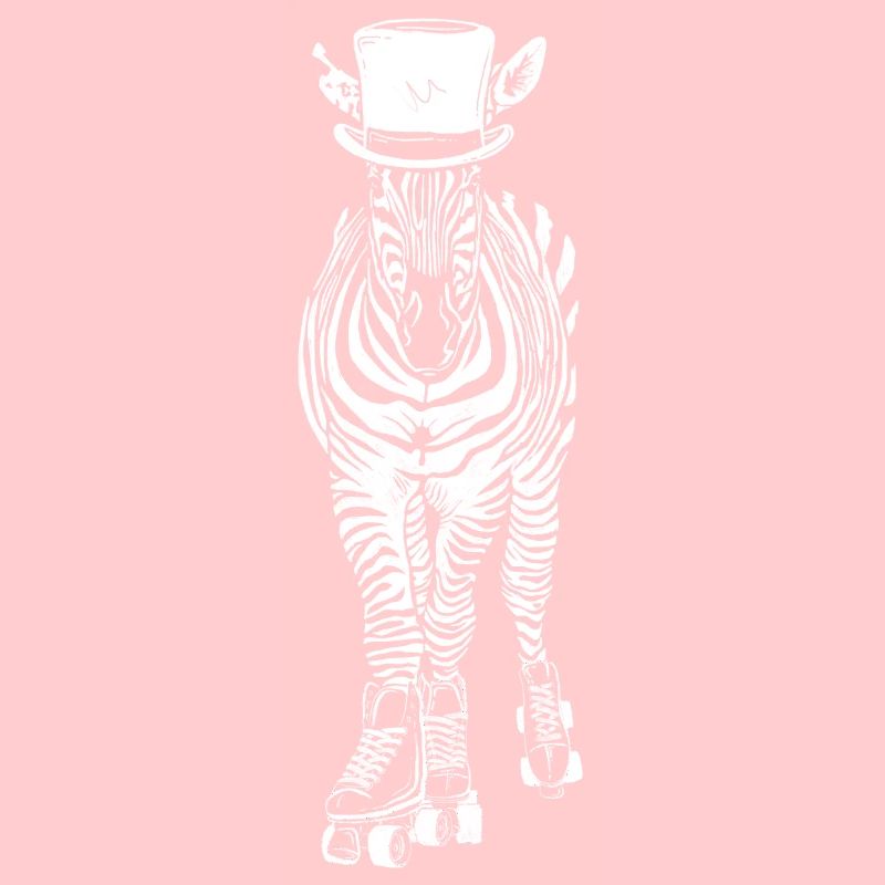 Badass Zebra Roller Skates