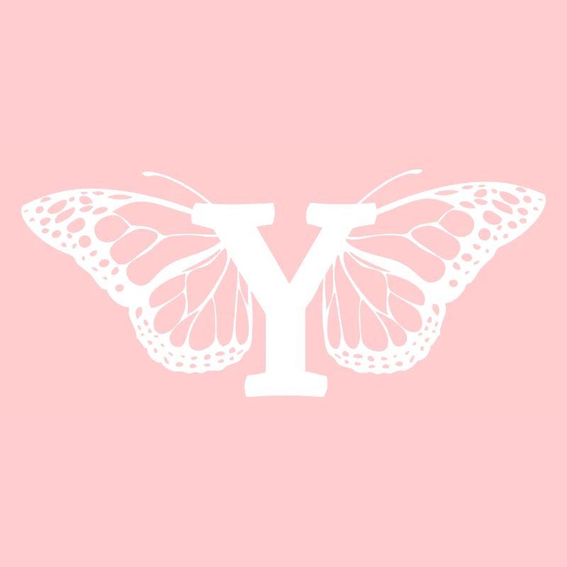 letter y butterfly