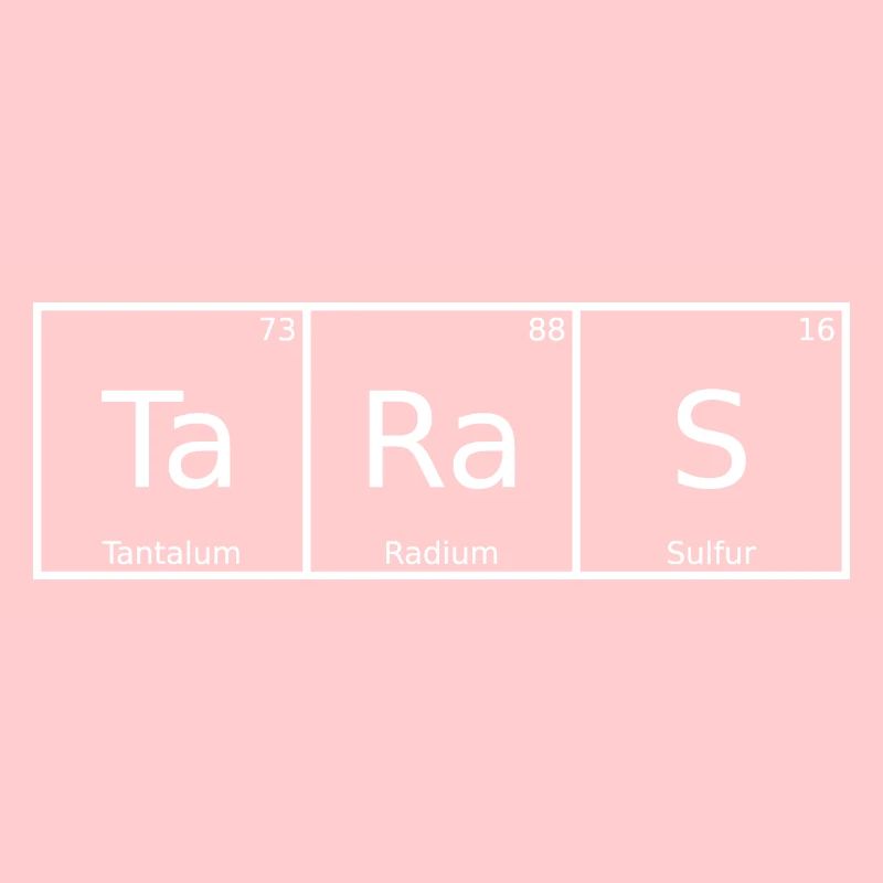 Taras Name First Name Chemistry Periodic Table Elements