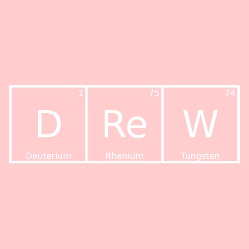 Drew Name First Name Chemistry Periodic Table Elements
