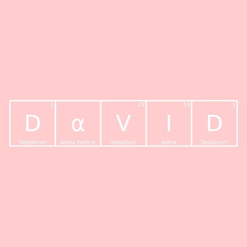David Surname First Name Chemistry Periodic Table Elements