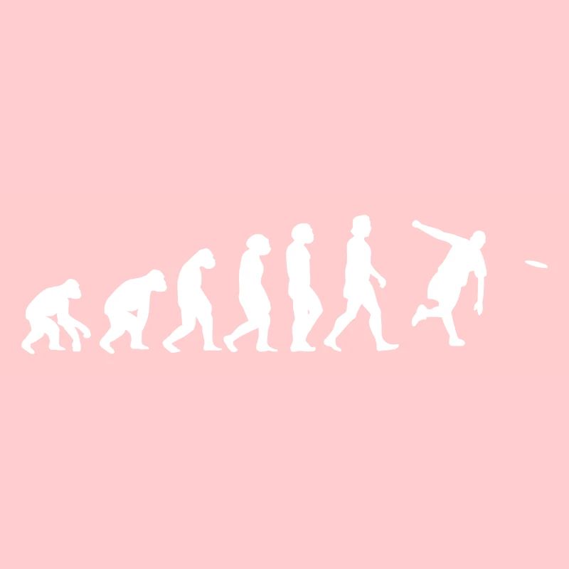 Ultimate Frisbee Evolution der Menschen Sport