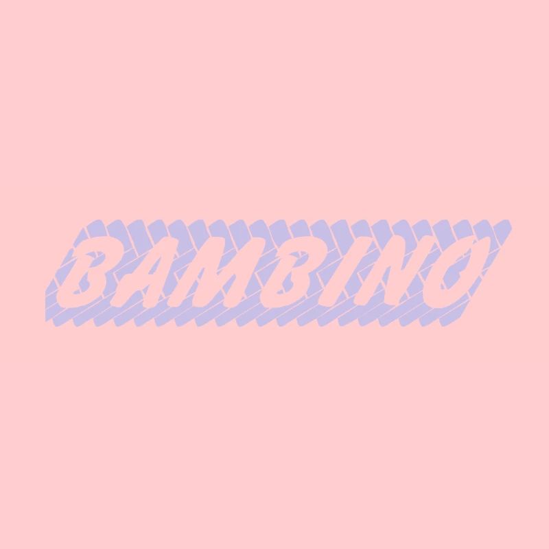 Bambino Schriftzug mit verspieltem Stil