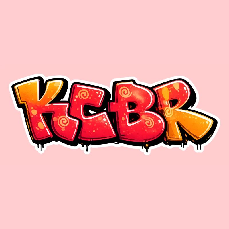KCBR Graffiti Burst Design
