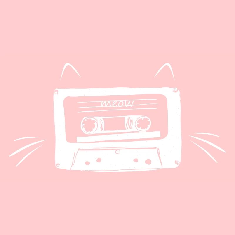 Kassette Cat Grafik