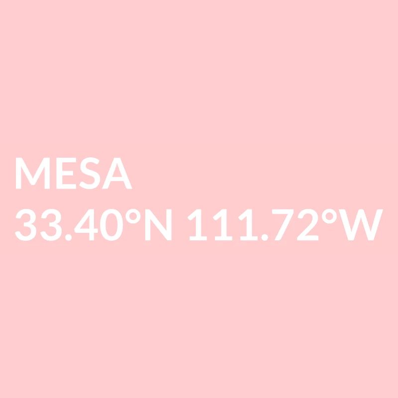 Coordonnées Mesa, Arizona, États-Unis