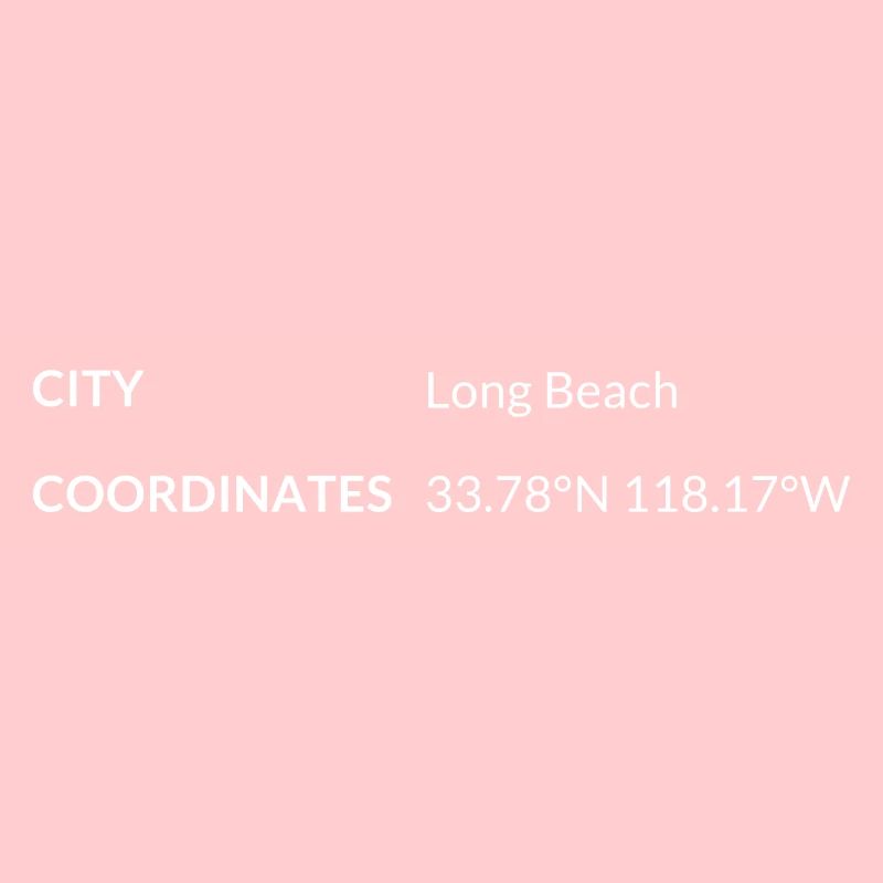Long Beach, California, USA coordinates