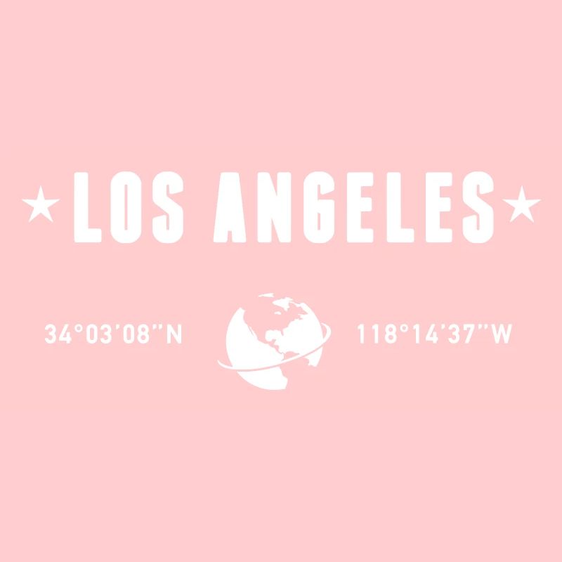 Los Angeles Coordinates Planet Earth