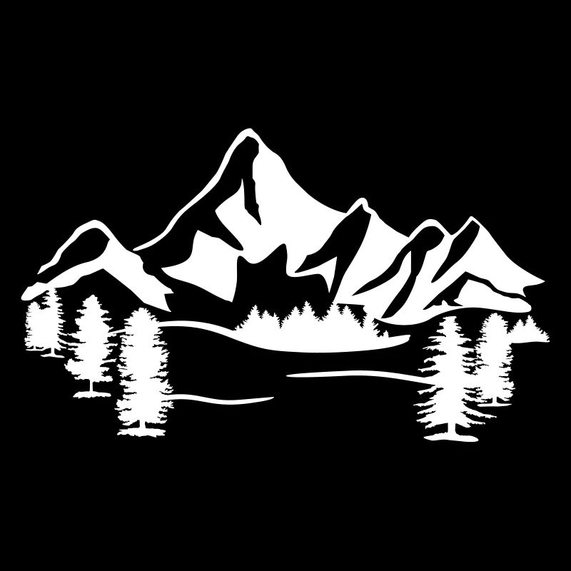 Mountain, mountains and forest
