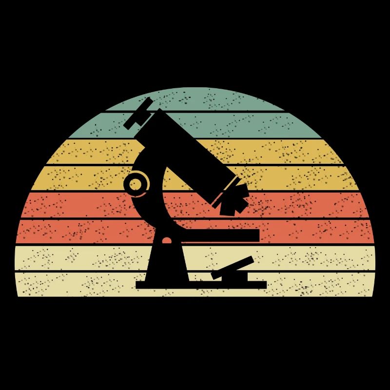 Laboratory shirt with microscope