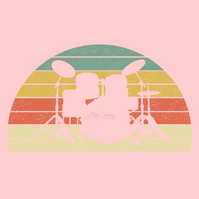 Drums pattern colorful