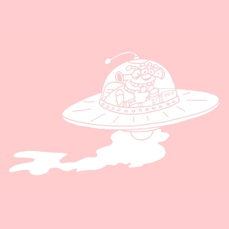 Vaisseau spatial extraterrestre (blanc)