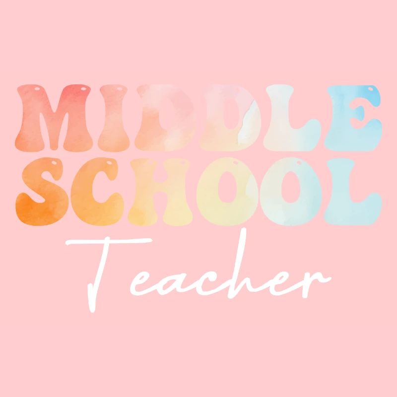 Middle School Teacher Groovy Back to School