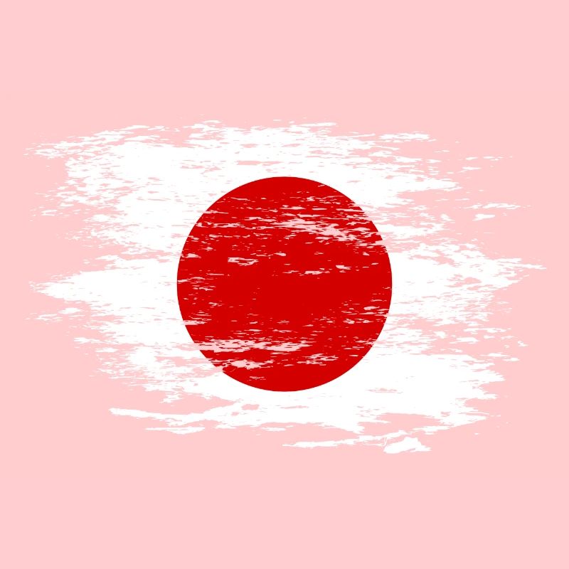 Drapeau japonais utilisé