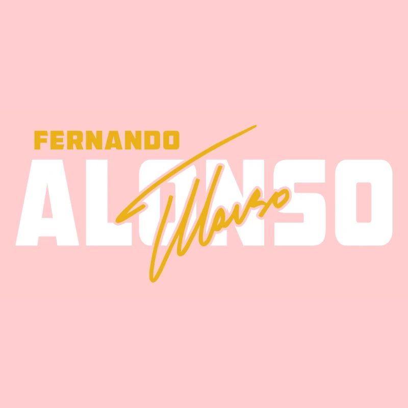 Fernando Alonso mit Unterschrift