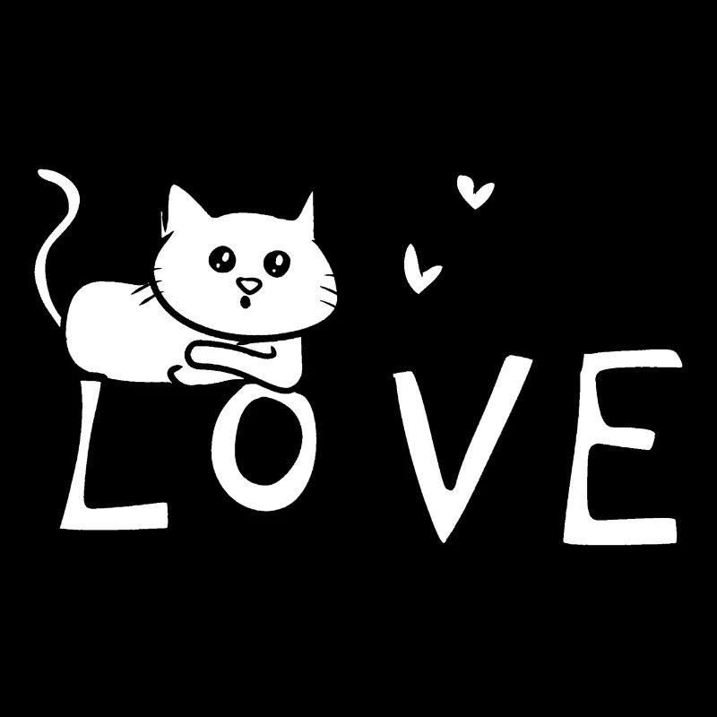 Cher symbole d’animal de chat