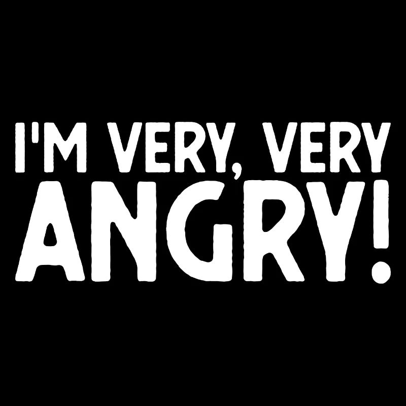 I am very angry Protester