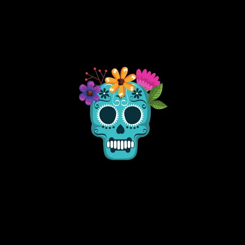Zucker Schädel Tag des Todes Dia de los Muertos