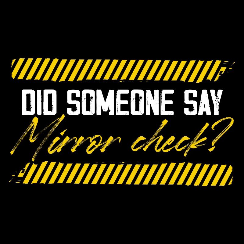 Mirror Check Bold Graphic Design