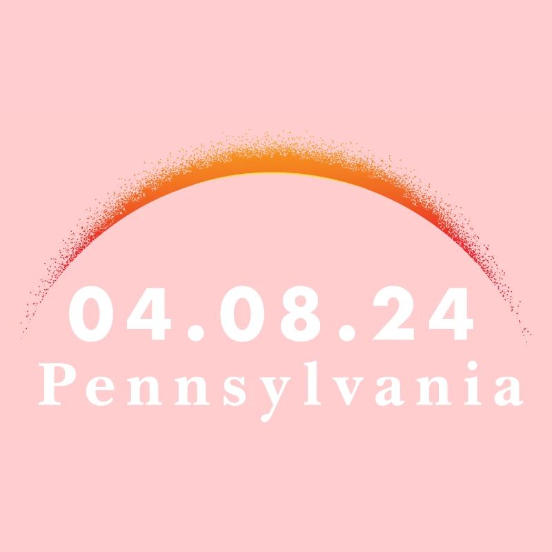 Total Solar Eclipse Path of Totality Pennsylvania