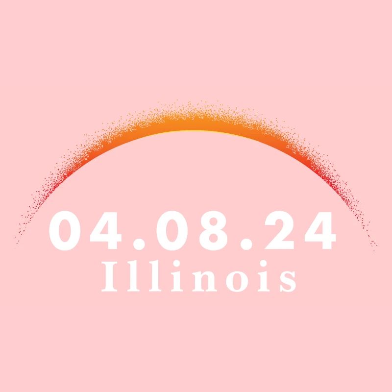 Total Solar Eclipse Path of Totality Illinois