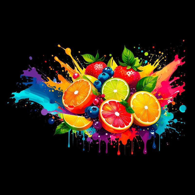 Fruit, illustration, graffiti ,Fruits