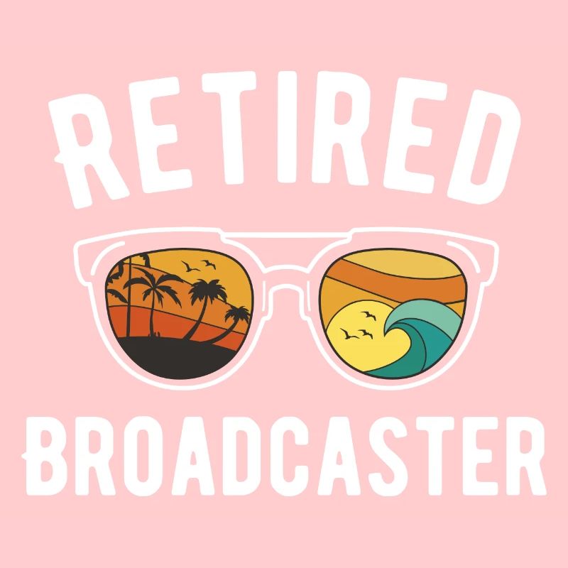 Retired Broadcaster Beach Vibes Design