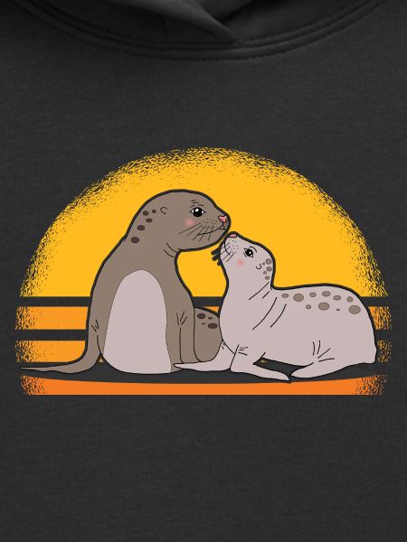 Seal med baby søde sæler sæler gave