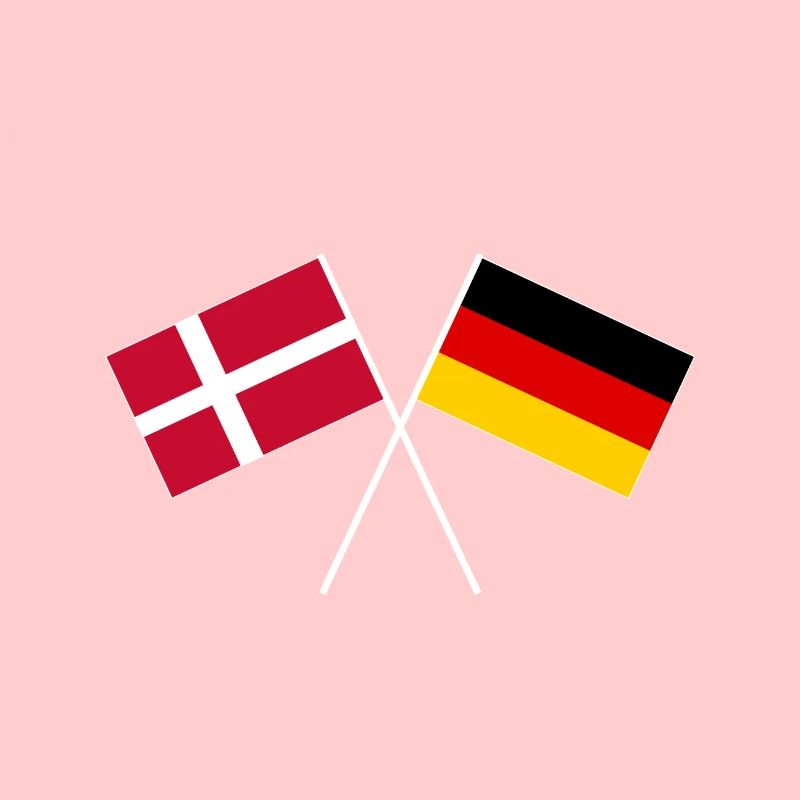 Danemark Allemagne drapeau du drapeau croisé