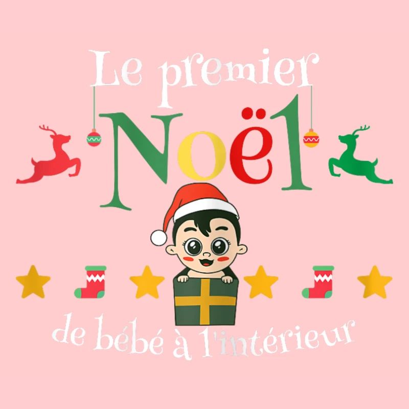 Babys erstes Weihnachten in der Hause, werdende Mutter