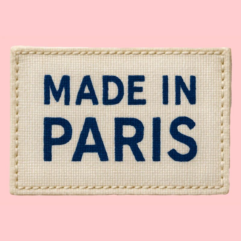 Made in Paris Fabric Patch