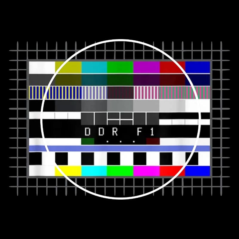 DDR Testbild Retro Ostalgie 80er Jahre