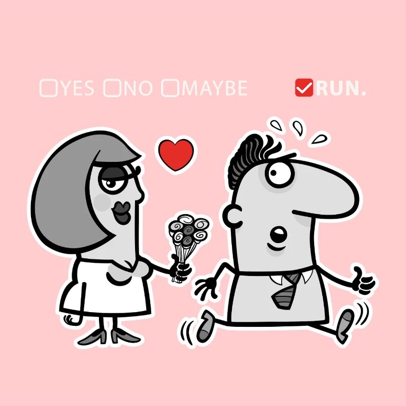 Love or Flight – Offbeat Humor (Dark Version)