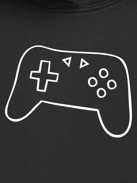 Retro-Controller Silhouette