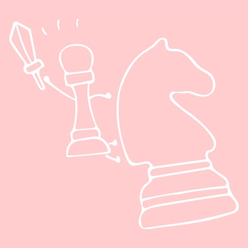 Schach Bauer Ritter