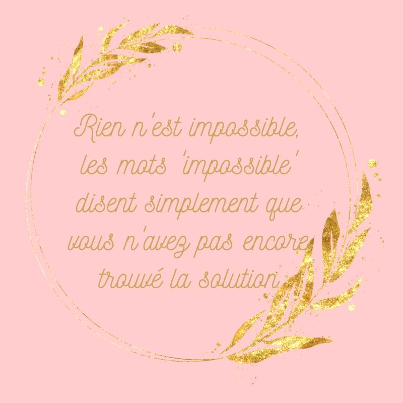 Impossible n'est pas Solution