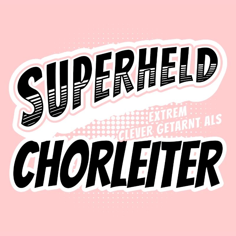 Superheld, clever getarnt als Chorleiter