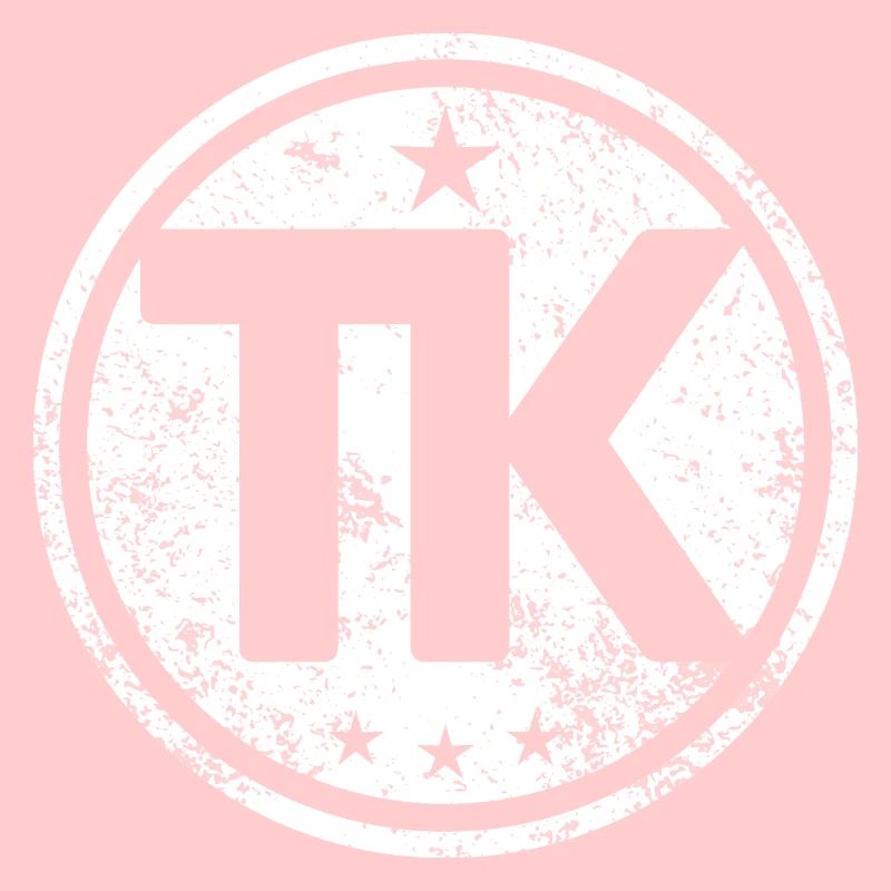 Logo du nom personnel des initiales TK